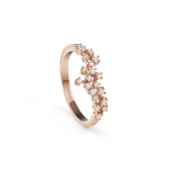 Mimosa Pink Gold and Diamond Ring